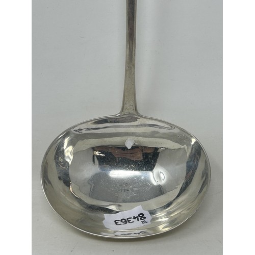 46 - A George III silver Old English pattern punch ladle, London 1811, 4.5 ozt