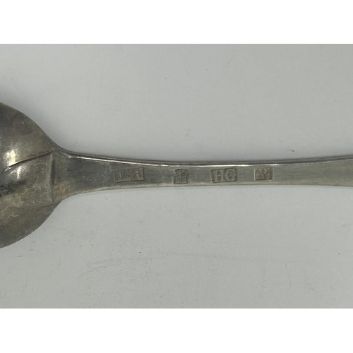 92 - A mid-18th century silver trefid spoon, London 1751, 1.6 ozt