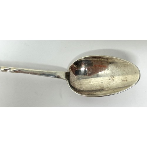 106 - A Christofle seal top spoon