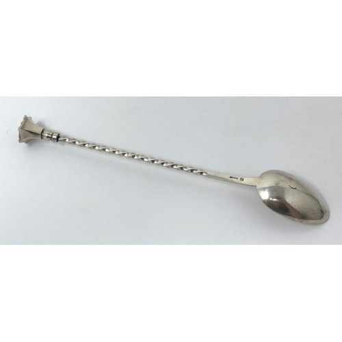 106 - A Christofle seal top spoon