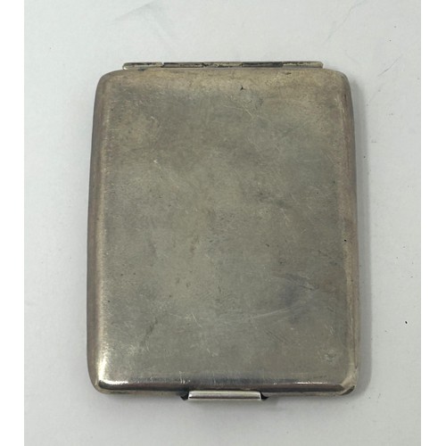 114 - A George VI silver matchbox holder, London 1940