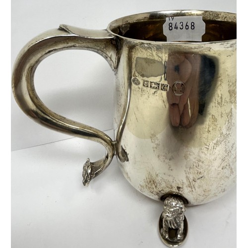 152 - An Elizabeth II silver mug, Birmingham 1952