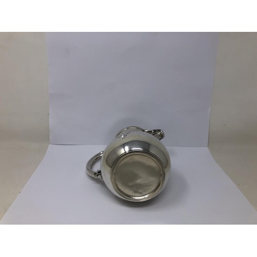 73 - A Victorian silver cream jug, by Charles Stuart Harris, London 1869, 8.7 ozt