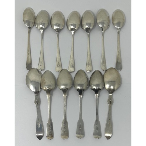 148 - Assorted silver teaspoons, 8.6 ozt