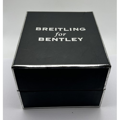 375 - A gentleman's stainless steel Breitling for Bentley Chronometer wristwatch, boxed with paperwork