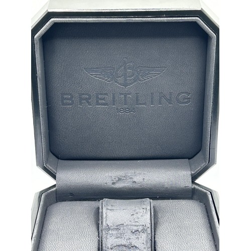 375 - A gentleman's stainless steel Breitling for Bentley Chronometer wristwatch, boxed with paperwork