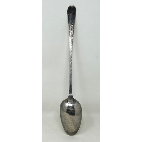 309 - A George III silver Old English pattern gravy spoon, London 1788, 1.3 ozt