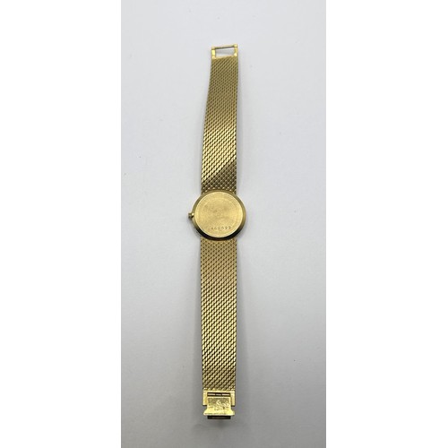 388 - A ladies 18ct gold Vacheron & Constantin wristwatch, with a diamond bezel, all in 60 g