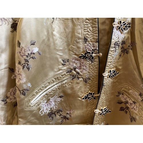 897 - A Chinese embroidered trouser suit