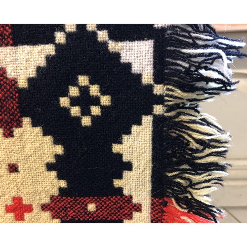 848 - A Welsh blanket, and a shawl (2)230x 170 and 200x210