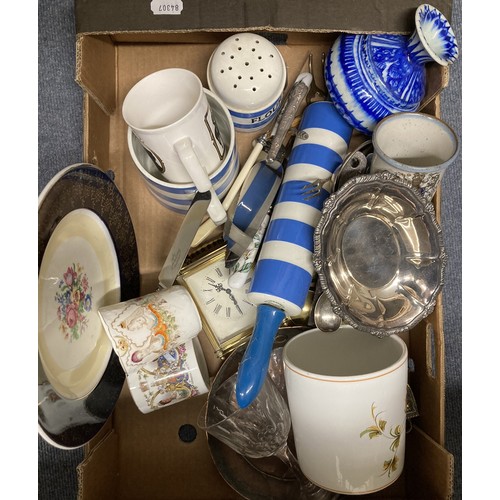 1012 - Assorted ceramics and glass (4 boxes)