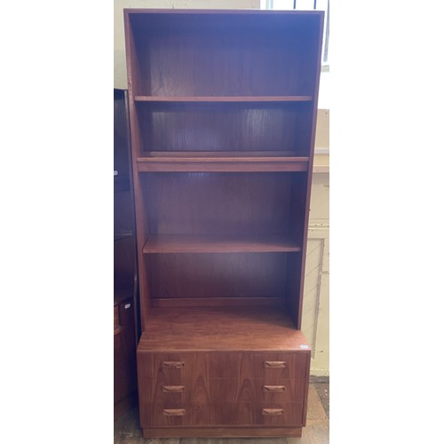 1171 - A G-Plan teak unit, 82 cm wide, a corner cabinet, a desk and a cupboard (4)