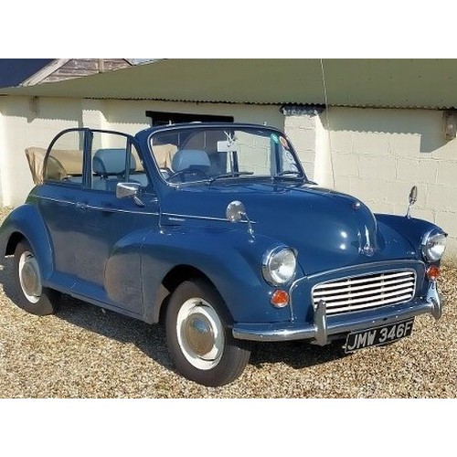 27 - 1967 Morris Minor Convertible<br />Registration number JMW 346F <br />Chassis number M-A75-1182908 <...