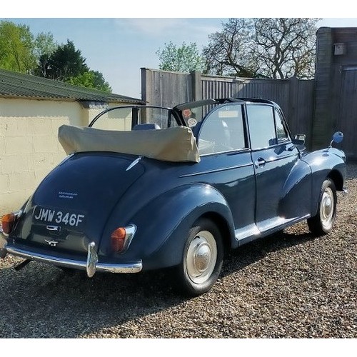 27 - 1967 Morris Minor Convertible<br />Registration number JMW 346F <br />Chassis number M-A75-1182908 <...