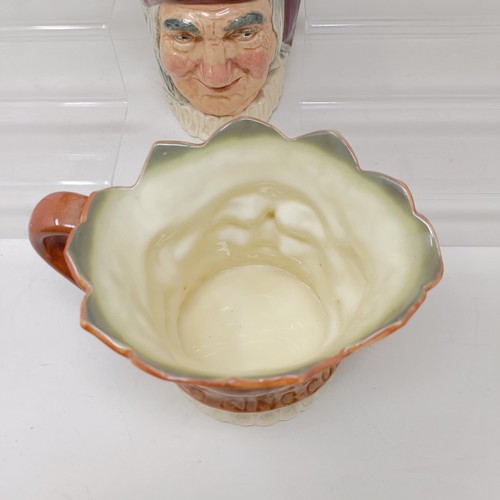 719 - A Royal Doulton character jug, Simon The Cellarer, Golfer D6623, Old King Cole, Izaak Walton, D6404,... 