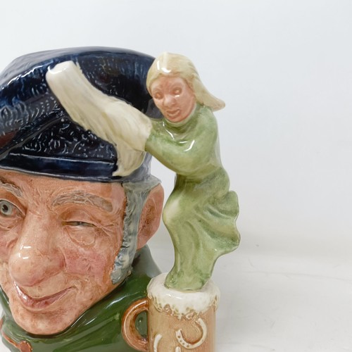 719 - A Royal Doulton character jug, Simon The Cellarer, Golfer D6623, Old King Cole, Izaak Walton, D6404,... 