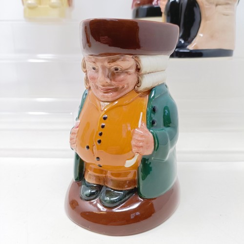 720 - A Royal Doulton Toby jug, Toby XX, The Squire, Sir John Falstaff, Sir Winston Churchill, The Huntsma... 