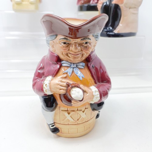 720 - A Royal Doulton Toby jug, Toby XX, The Squire, Sir John Falstaff, Sir Winston Churchill, The Huntsma... 