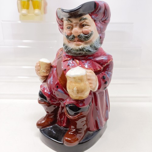 720 - A Royal Doulton Toby jug, Toby XX, The Squire, Sir John Falstaff, Sir Winston Churchill, The Huntsma... 