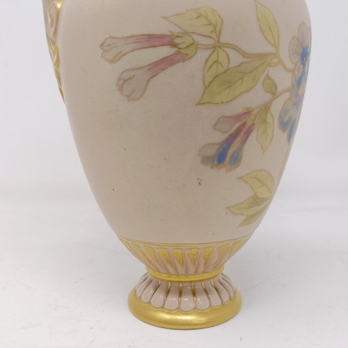 729 - A Doulton Lambeth jug by Frank A Butler, decorated flowers, highlighted in gilt, 26 cm high