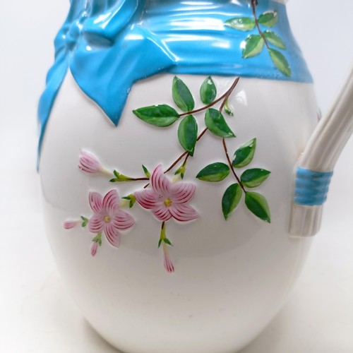 730 - A Minton jug and bowl set, decorated birds (2)