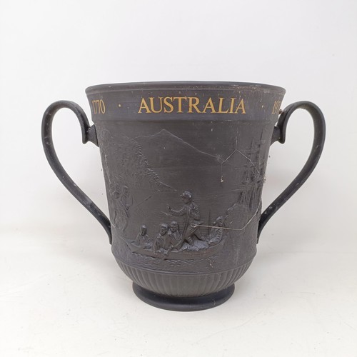 746 - A Royal Doulton limited edition commemorative two handled cup, commemorating the 200th Anniversary o... 