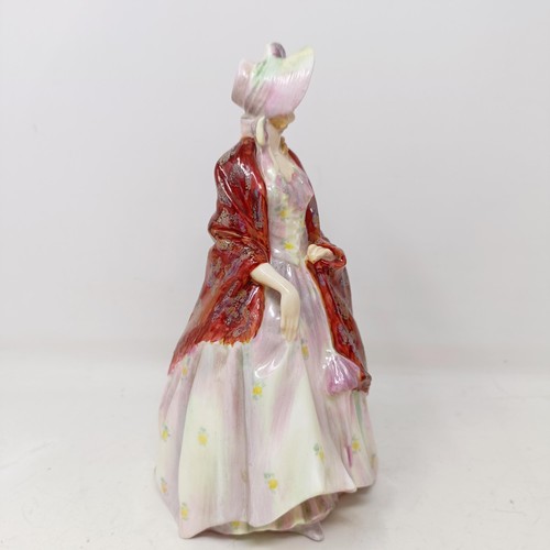 754 - A Royal Doulton figure, Best Wishes HN3426, Penelope HN1901, The Orange Lady HN1759, The Paisley Sha... 