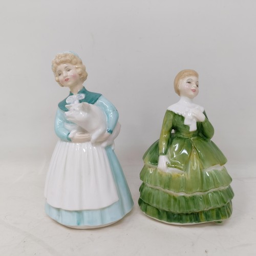 757 - A Royal Doulton figure, Thanksgiving HN2446, Bunny HN2214, Dinky Doo HN1618, Little Boy Blue HN2062,... 