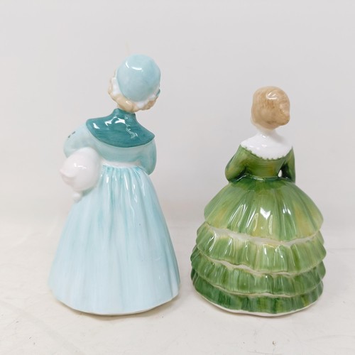 757 - A Royal Doulton figure, Thanksgiving HN2446, Bunny HN2214, Dinky Doo HN1618, Little Boy Blue HN2062,... 