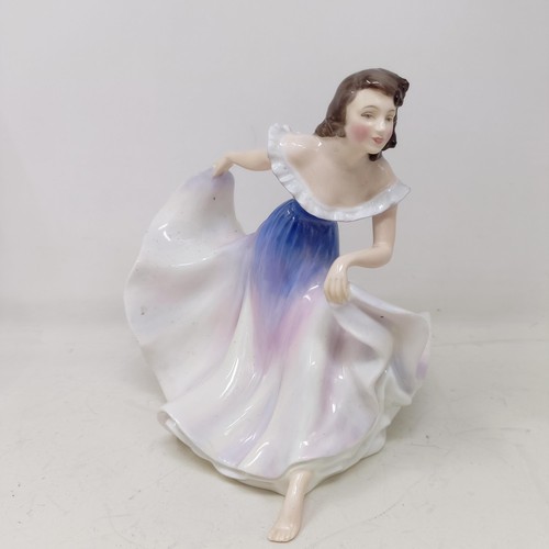 763 - A Royal Doulton figure, Blithe Morning, HN2065, A Gypsy Dance HN2230, Spring Flowers HN1807, Irene, ... 