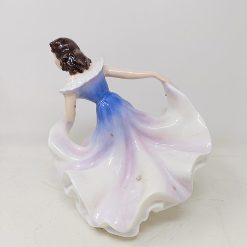 763 - A Royal Doulton figure, Blithe Morning, HN2065, A Gypsy Dance HN2230, Spring Flowers HN1807, Irene, ... 