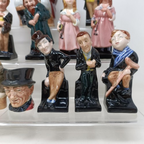 766 - A Royal Doulton Dickens figure, Sam Weller, Uriah Heep, Tiny Tim, Tony Weller, David Copperfield, Fa... 