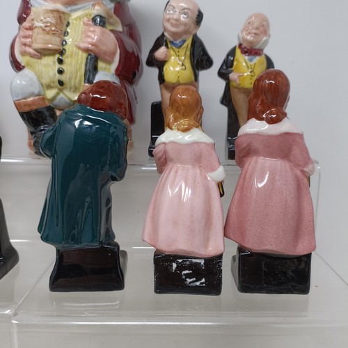 766 - A Royal Doulton Dickens figure, Sam Weller, Uriah Heep, Tiny Tim, Tony Weller, David Copperfield, Fa... 