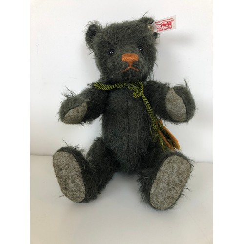 301 - A Steiff teddy bear, Bear Of The Year 2017, No 448, boxed with certificate, Autumn, No 376, boxed wi... 