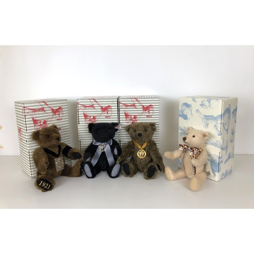 304 - A Steiff bear, Albert, The Royal Consort Bear, No 477, boxed with certificate, Fritzle, No 947, boxe... 