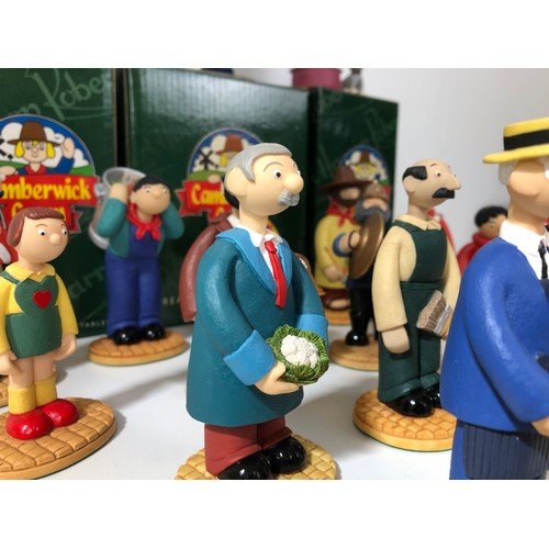 310 - A Robert Harrop Camberwick Green figure, Mr Wantage, No CG57, Mr Munnings, No CG37, Mr Dingle, No CG... 