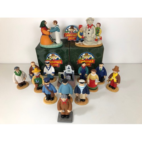 311 - A Robert Harrop Camberwick Green figure, Dutch Organ Dancers, No CG48, The Fishmonger's Shop, No CGM... 