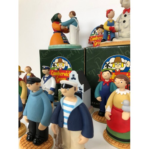 311 - A Robert Harrop Camberwick Green figure, Dutch Organ Dancers, No CG48, The Fishmonger's Shop, No CGM... 