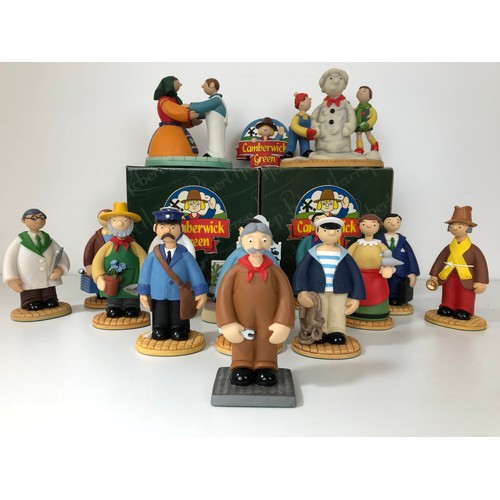 311 - A Robert Harrop Camberwick Green figure, Dutch Organ Dancers, No CG48, The Fishmonger's Shop, No CGM... 