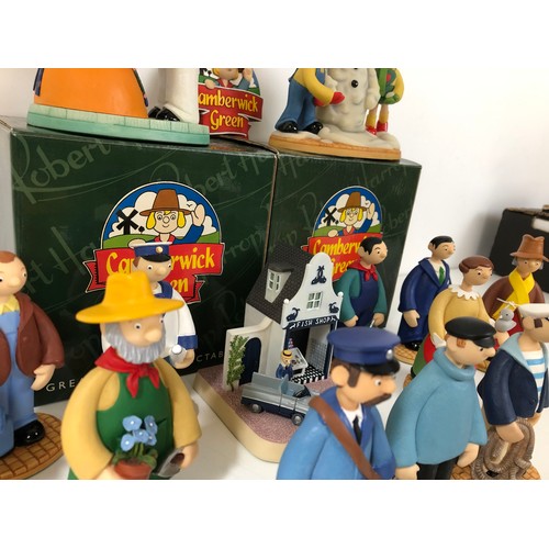 311 - A Robert Harrop Camberwick Green figure, Dutch Organ Dancers, No CG48, The Fishmonger's Shop, No CGM... 