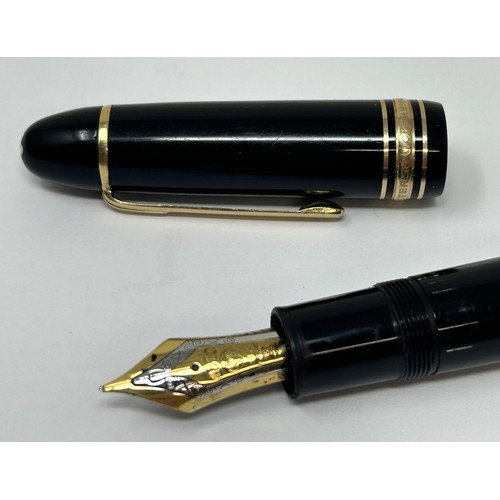 880 - ***Withdrawn*** A Mont Blanc Meisterstuck fountain pen, No 149, and a Mont Blanc Meisterstuck ballpo... 