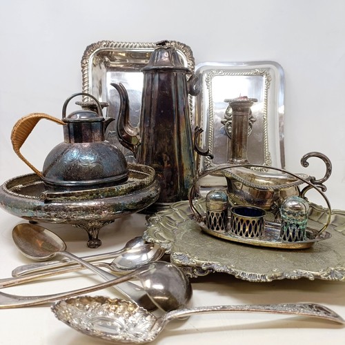 803 - Assorted silver plate (box)