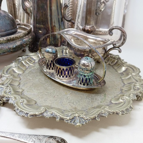 803 - Assorted silver plate (box)