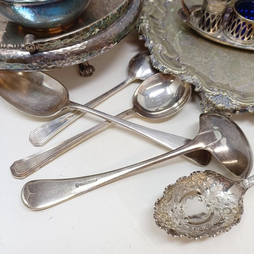 803 - Assorted silver plate (box)