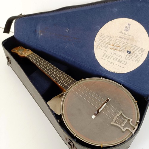 827 - A John Grey Dulcetta four string banjo