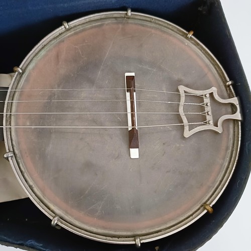 827 - A John Grey Dulcetta four string banjo