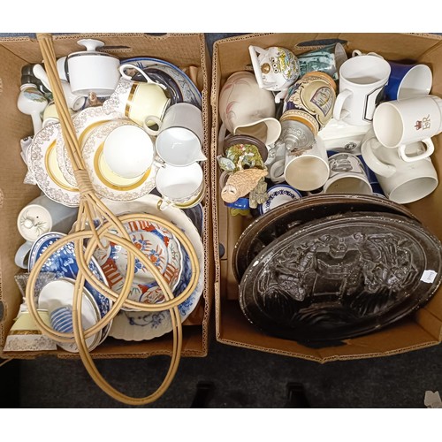 849 - Assorted ceramics (2 boxes)