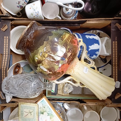 851 - Assorted ceramics and glass (5 boxes)