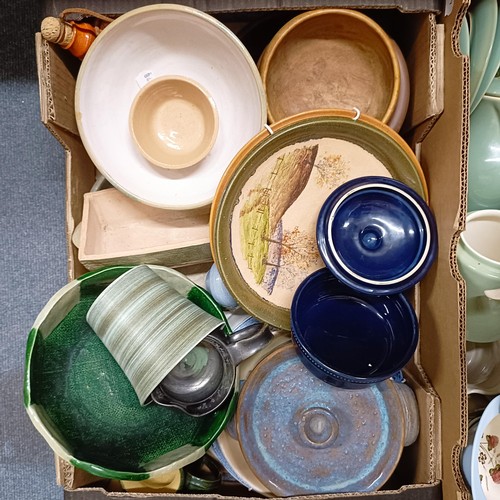 851 - Assorted ceramics and glass (5 boxes)