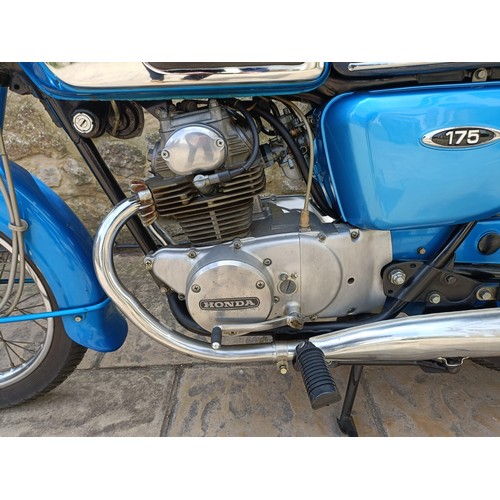 1974 Honda CD175Registration number RMW 137MFrame number CD175 ...